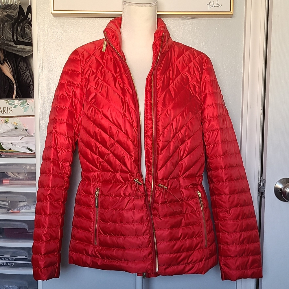 Michael Kors Packable Hooded Puffer Coat
